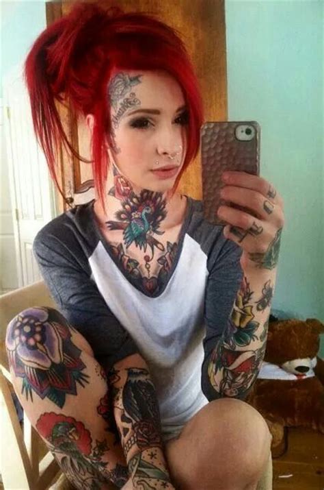 Caroline Winkler Tattoos Dyed Hair Girl Hairstyles