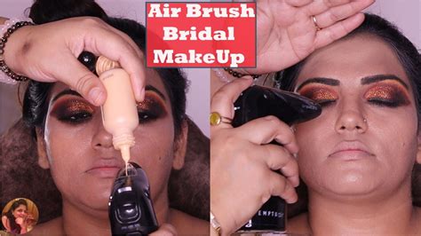 Airbrush Makeupbridal Step By Stephow To Do Airbrush Bridal Makeup On Indian Skin Tone