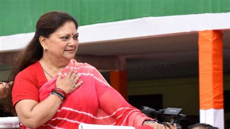Rajasthan Congress Govt Lets Vasundhara Raje Keep Bungalow But Moves To