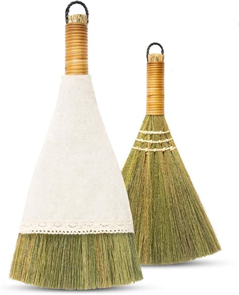 Natural Whisk Sweeping Hand Handle Broom Vietnamese Straw