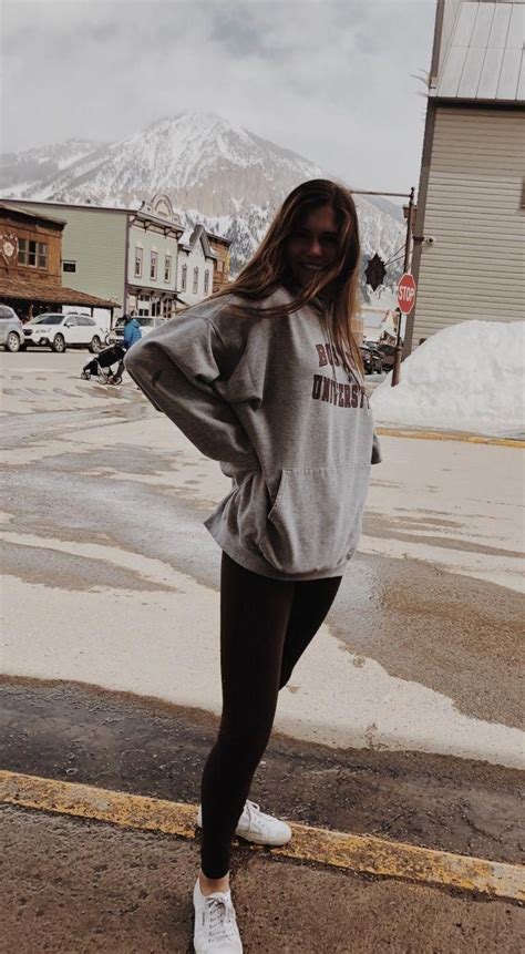 Vsco Girl Outfits Winter Leggings Comfy Casual Winter Aesthetic