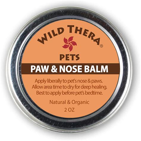 Wild Thera Pets Herbal Paw Balm And Nose Protection For