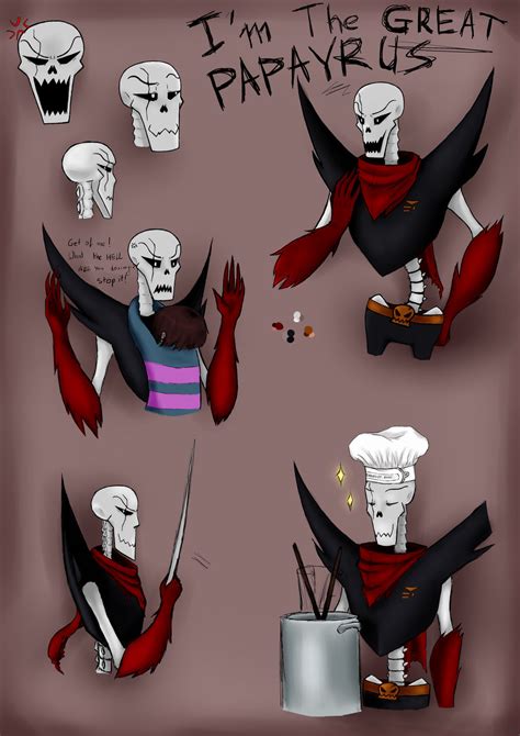 The Great Papyrus Uf Ref By Alkoteam On Deviantart