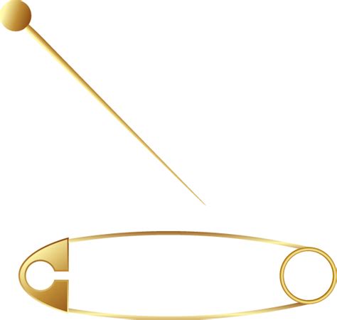 Safety Pin Png Transparent Image Download Size 587x558px