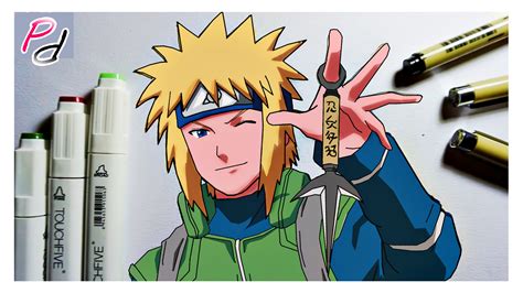 35 Trends For Drawing Minato Fourth Hokage Naruto
