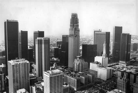 From The Archives Construction Of The 73 Story Library Tower Los