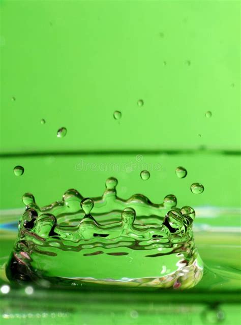 Green Drop Stock Image Image Of Fall Reflex Color Green 2764781