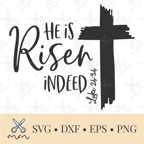 He is Risen Easter SVG – The Modish Maker