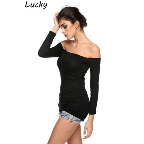 Women Off Shoulder Mini Dress Stretch Tunic Tight Fitted Clubwear Party