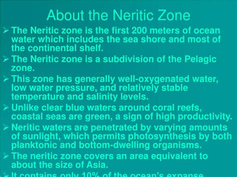 Ppt The Neritic Zone Powerpoint Presentation Free Download Id1468068