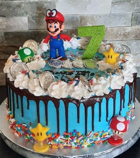 Gâteau Mario Bross Mario Birthday Cake Super Mario Birthday Party