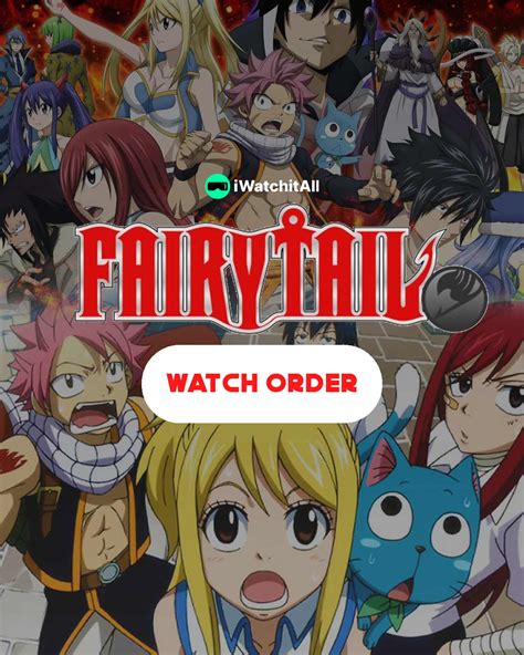 Complete Fairy Tail Watch Order Easy To Follow • Iwa