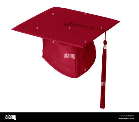 Red Graduation Cap Stock Photo Alamy