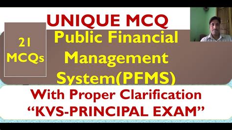 Mcq On Public Financial Management Systempfms Youtube