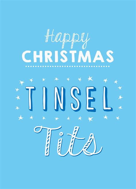 Happy Christmas Tinsel Tits