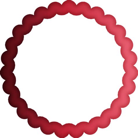 Cadre Rond Rouge Png Transparent Round Frame Png