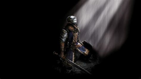 Dark Souls Silver Knight Wallpaper Knight Holding Sword Digital