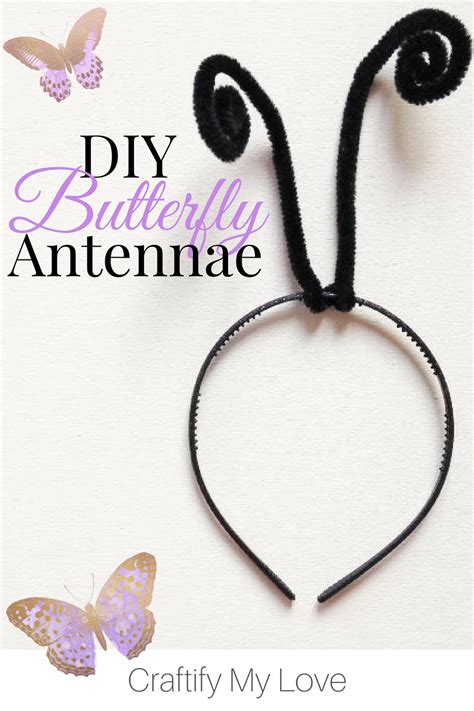 Diy Butterfly Antennae Headband Craftify My Love