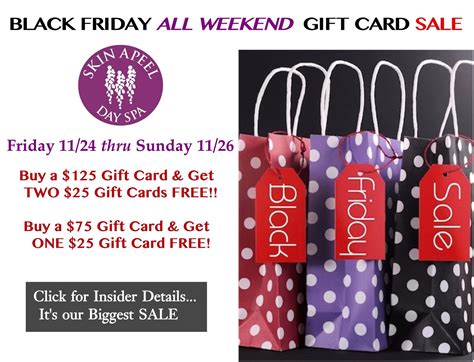 Executive summary the accounting for gift card sales presents an emerging reporting dilemma for retailers. Black Friday Spa Specials Gift Card Sale Blowout