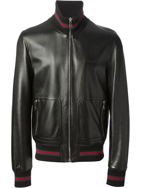 Gucci Bomber Jacket In Black For Men Lyst