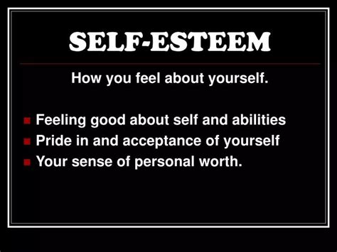 Ppt Self Esteem Powerpoint Presentation Free Download Id1719551