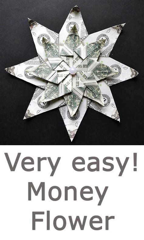 Very Easy Money Double Flower Origami Dollar Tutorial Diy Nprokuda