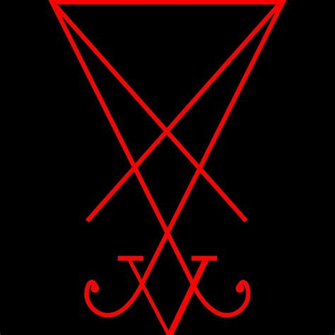 Red Sigil Of Lucifer Lucifer Demon Symbols Demonology
