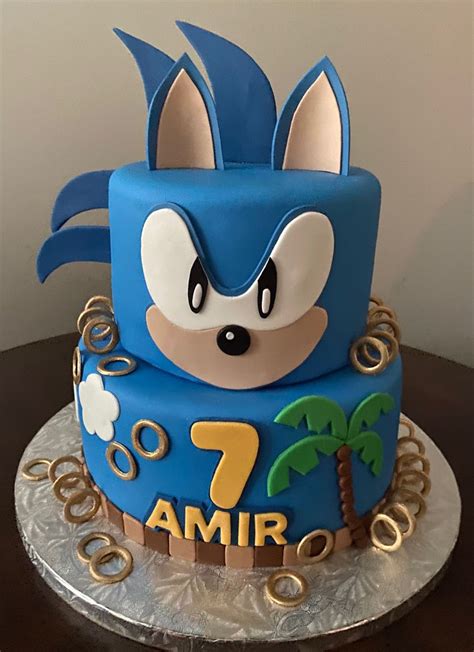 Sonic The Hedgehog Birthday Cake Sonic Birthday Cake Sonic Cake