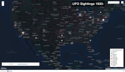 Every Ufo Sighting Since 1933 Mapped Bloomberg