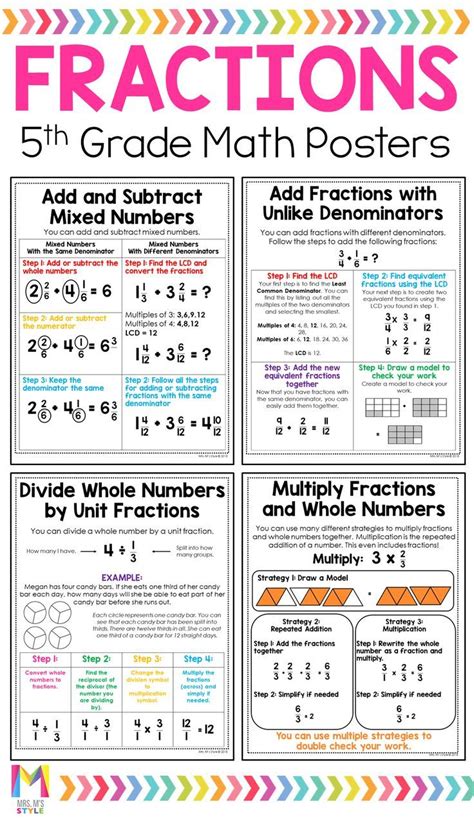 What Do 5th Graders Learn In Math