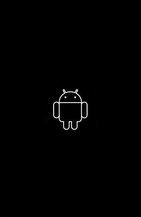 Download Black Android Logo Wallpaper