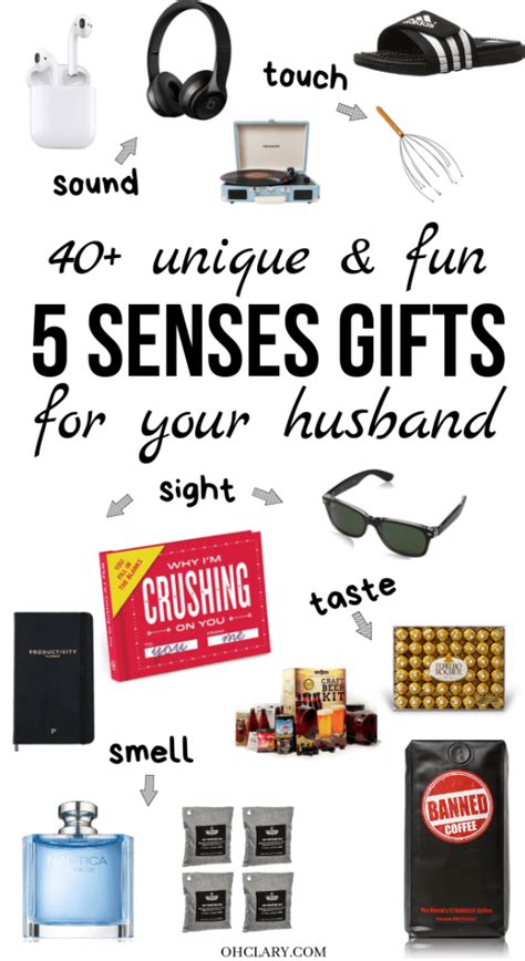 Senses Gifts For Him That He Will Actually Want Thoughtful