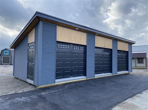 Slanted Roof Garages | Slant Roof Garage
