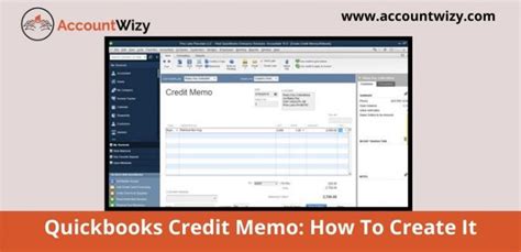 Quickbooks Credit Memo How To Create & Apply It Accountwizy.com