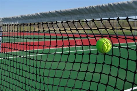 Yellow Tennis Ball In The Air Stock Photo Image Of Tennis Leisure