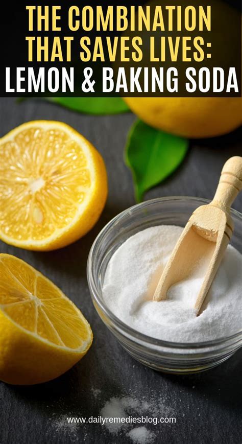 The Combination That Saves Lives Lemon And Baking Soda Detox Juice Drinks Natural Detox