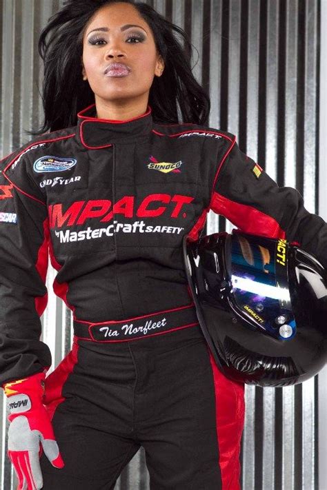 Life In The Fast Lane Nascar Trailblazer Tia Norfleet Bronze Magazine Girls Run The World