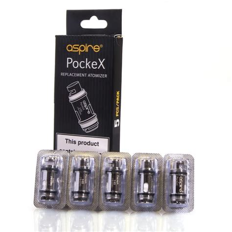 5x Aspire Pockex Coils Ezee Quit E Liquid And Electronic Cigarette