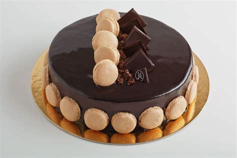 Inspiration passion fruit ganache 142 g inspiration passion fruit couverture from valrhona 42 g whole milk 10 g glucose syrup. The Adagio by Maison Kayser. Dark chocolate mousse cake ...