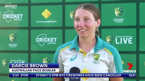 Darcie Brown Helps Australia In Odi Win News