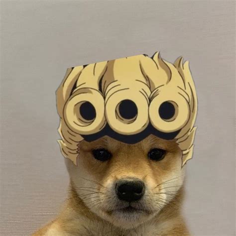 Dog Wif A Dream For All The Vento Aureo Fans Out There Dogwifhatgang