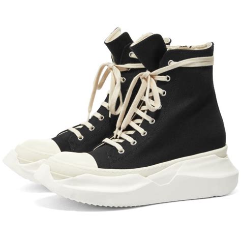 Rick Owens Drkshdw Abstract Sneakers Black And Milk End Us