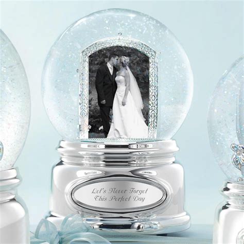 Picture Perfect Photo Musical Snow Globe Musical Snow Globes Snow