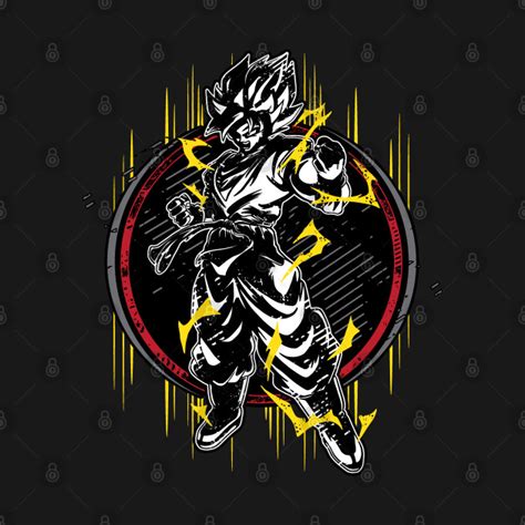 Son Goku Dragon Ball Super Saiyan Power Dragon Ball T Shirt Teepublic Dragon Ball Super