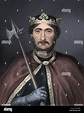 Richard I or Richard the Lionheart, portrait. King of England from 1189 ...