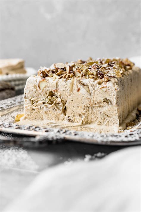 Christmas Semifreddo With Walnuts Almonds And Raisins Cravings Journal