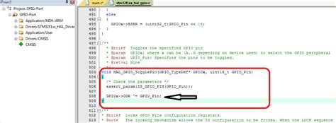 Accessing Reading And Writing To Whole Gpio Ports Of Stm32 Microcontrollers