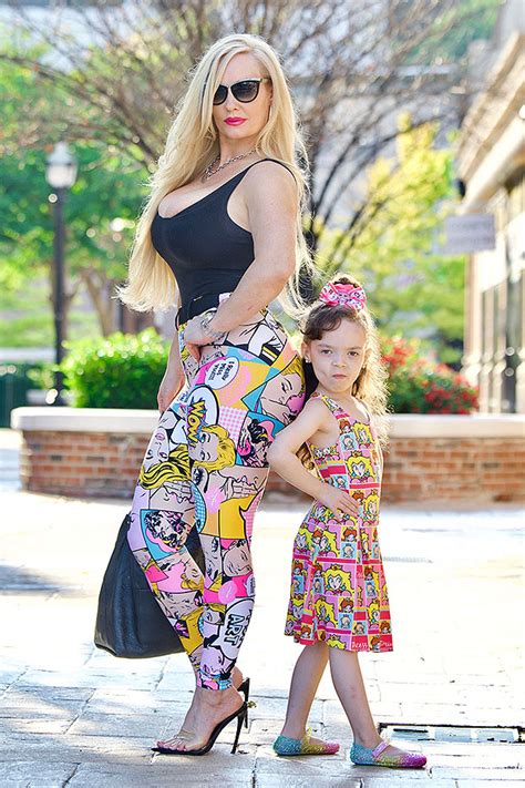Coco Austin Her Mini Me Daughter Chanel Pose In Matching Comic Book