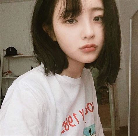 Pin By Anna The Strange On Hwa Min Uzzlang Girl Korean Short Hair Ulzzang Korean Girl