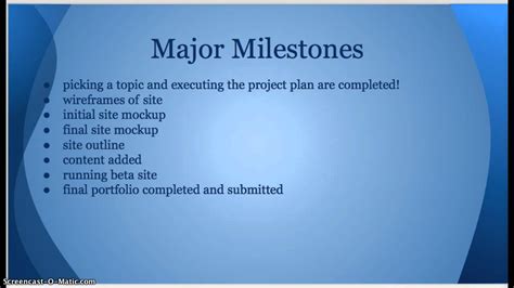See next steps and full assignment below. Capstone Portfolio Project Plan - YouTube